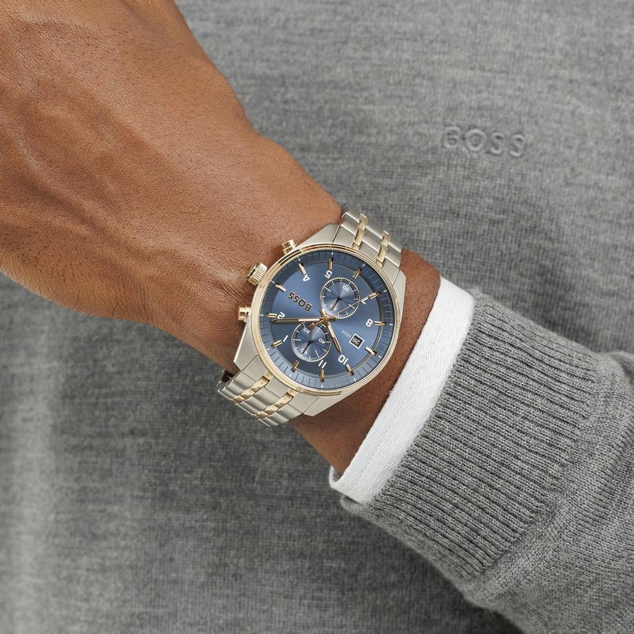 BOSS SKYTRAVELLER Chronograph Uhr 