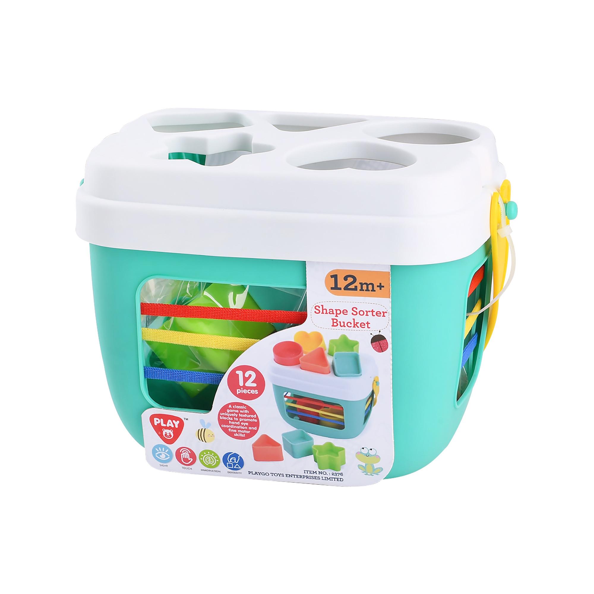 PlayGo  Formen-Sortier-Eimer, 12 Teile 