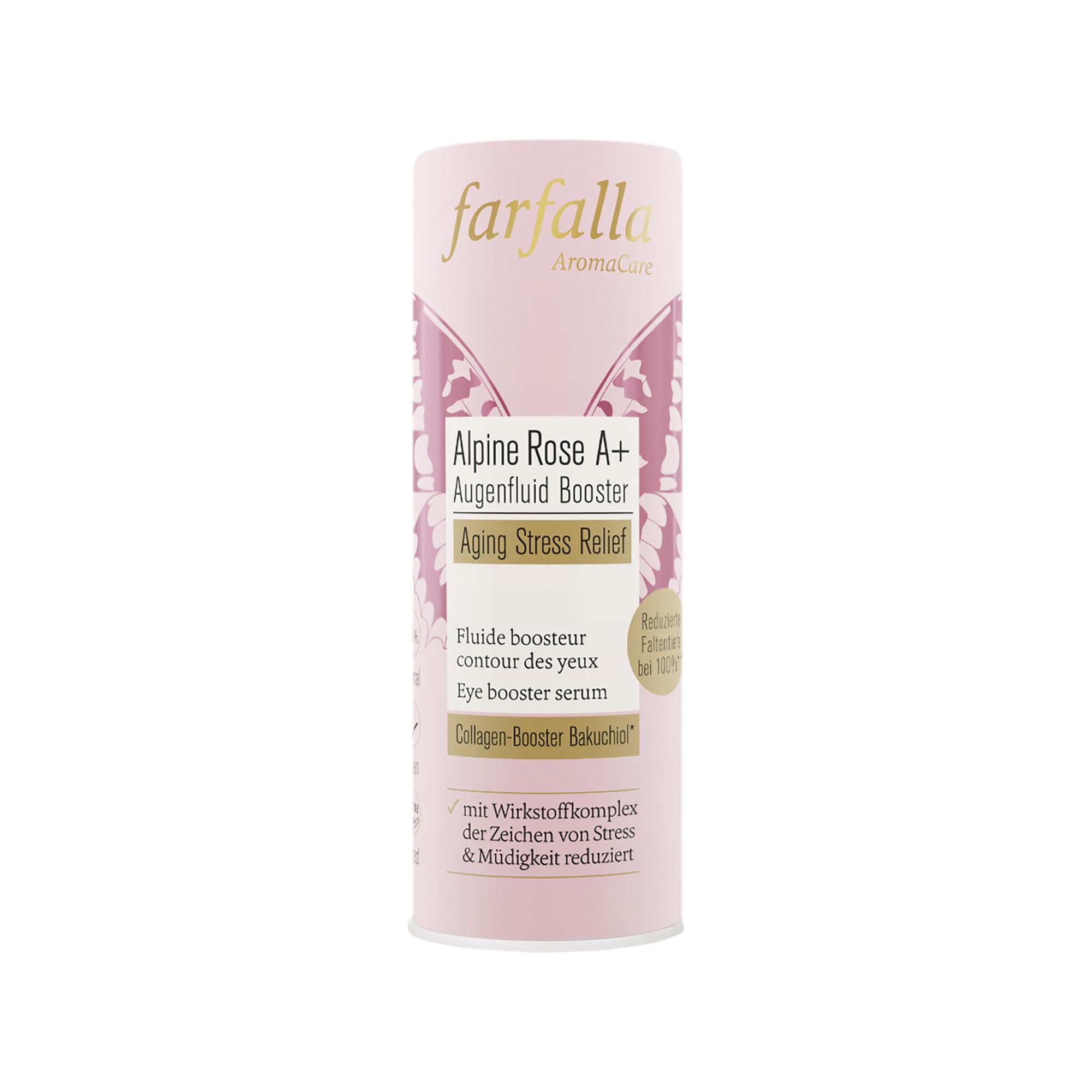 farfalla  Alpine Rose A+ Fluide boosteur contour des yeux 