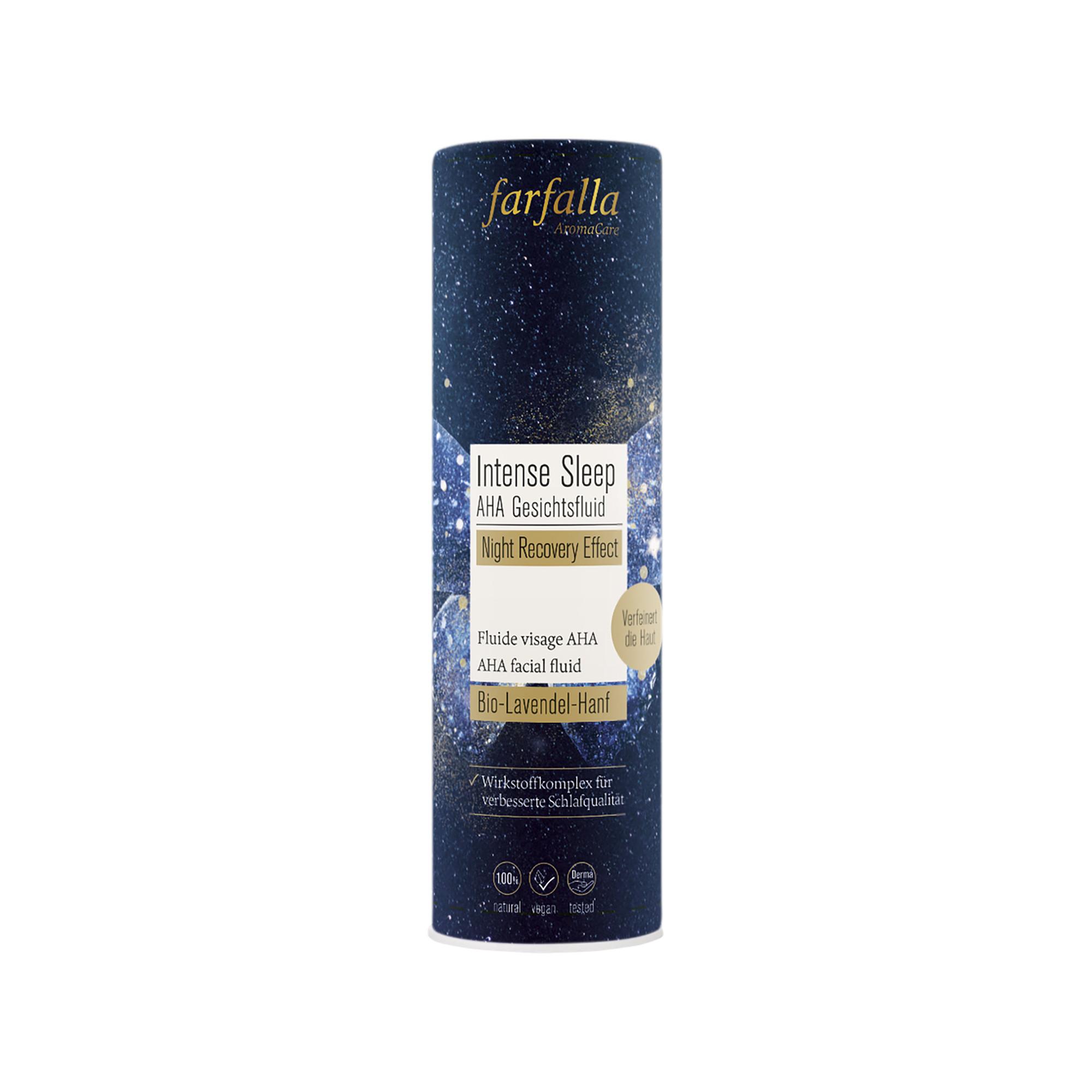 farfalla  Intense Sleep AHA facial fluid 