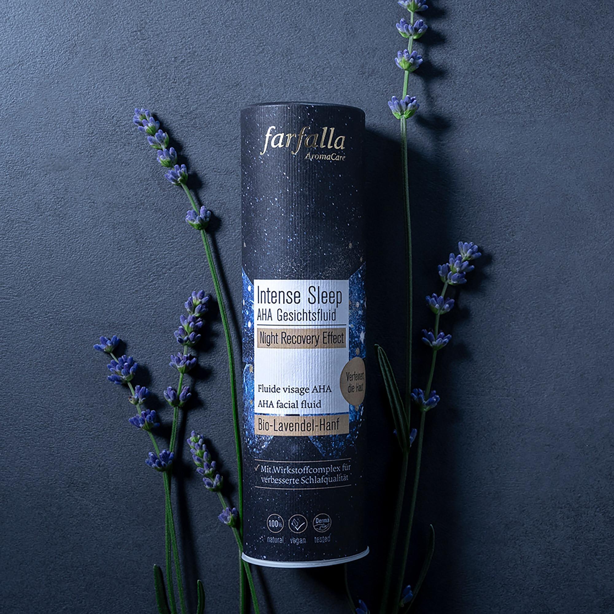 farfalla  Intense Sleep AHA facial fluid 