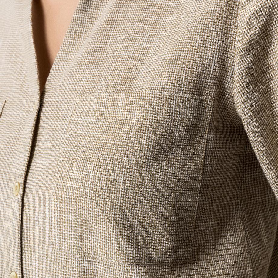 Manor Woman Bluse mit V-Ausschnitt  