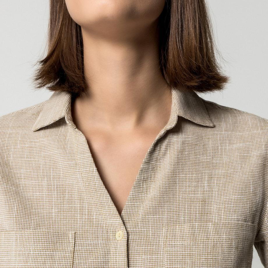 Manor Woman Bluse mit V-Ausschnitt  