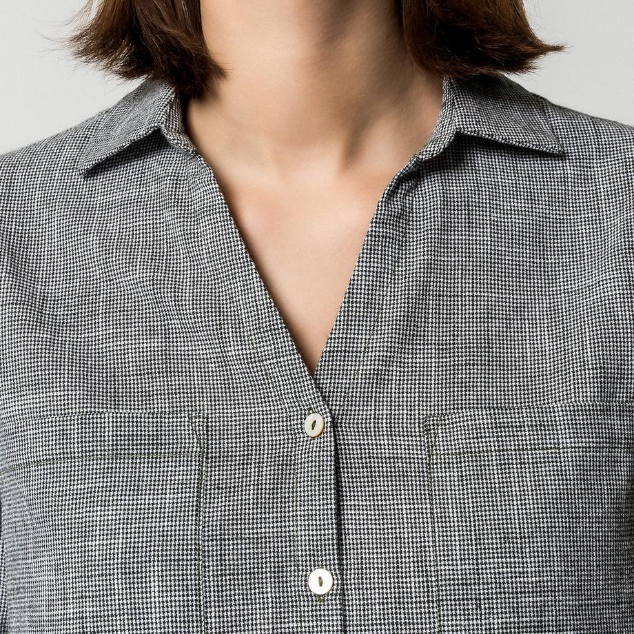 Manor Woman Camicetta con scollo a V  