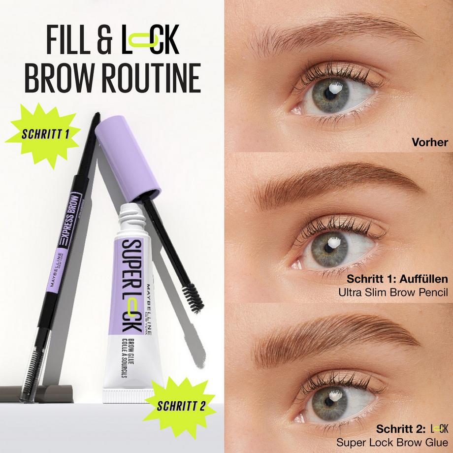 MAYBELLINE  Gel pour sourcils Super Lock Brow Glue Gel pour sourcils Super Lock Brow Glue 