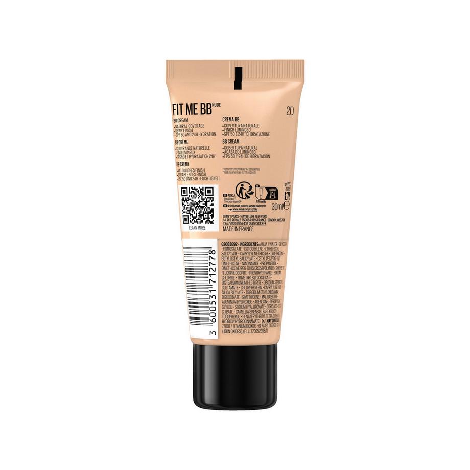 MAYBELLINE  Fit me Nude BB Cream 