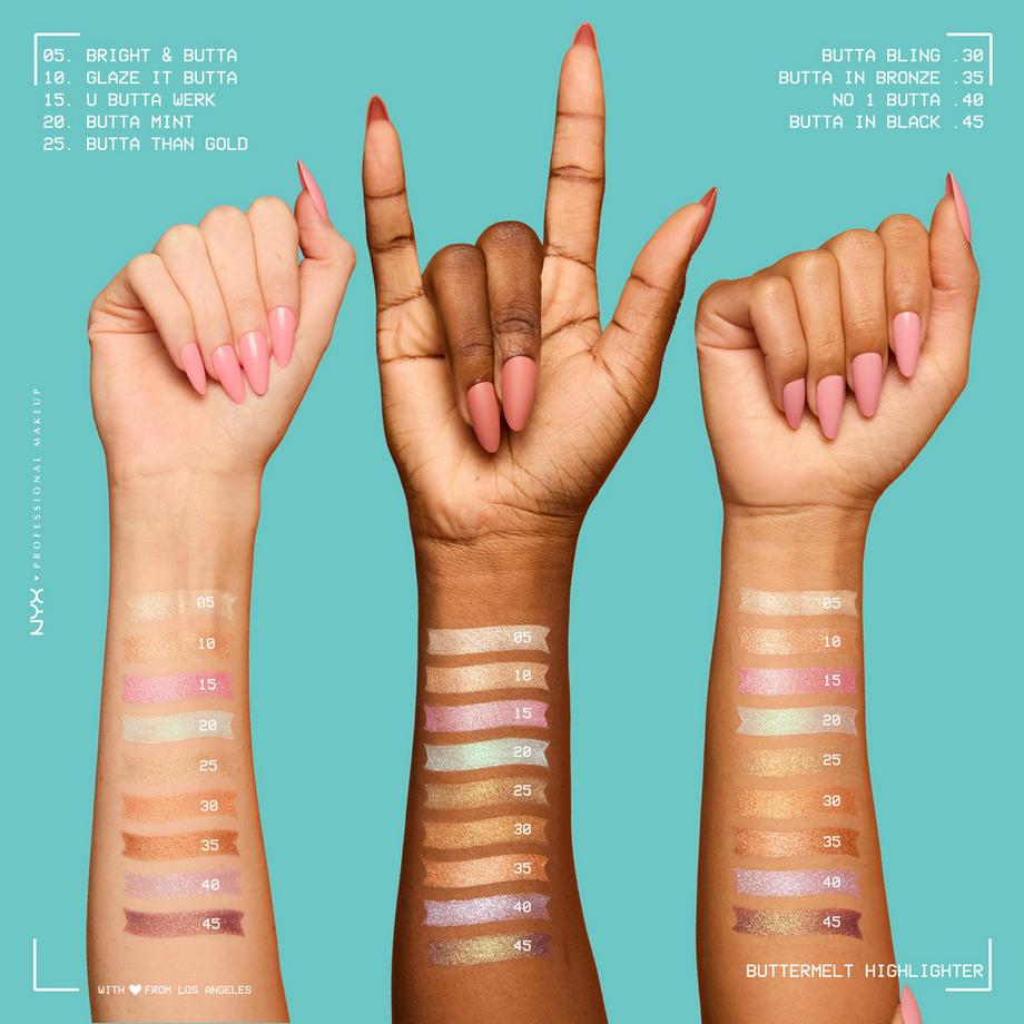 NYX-PROFESSIONAL-MAKEUP  Buttermelt Highlighter  
