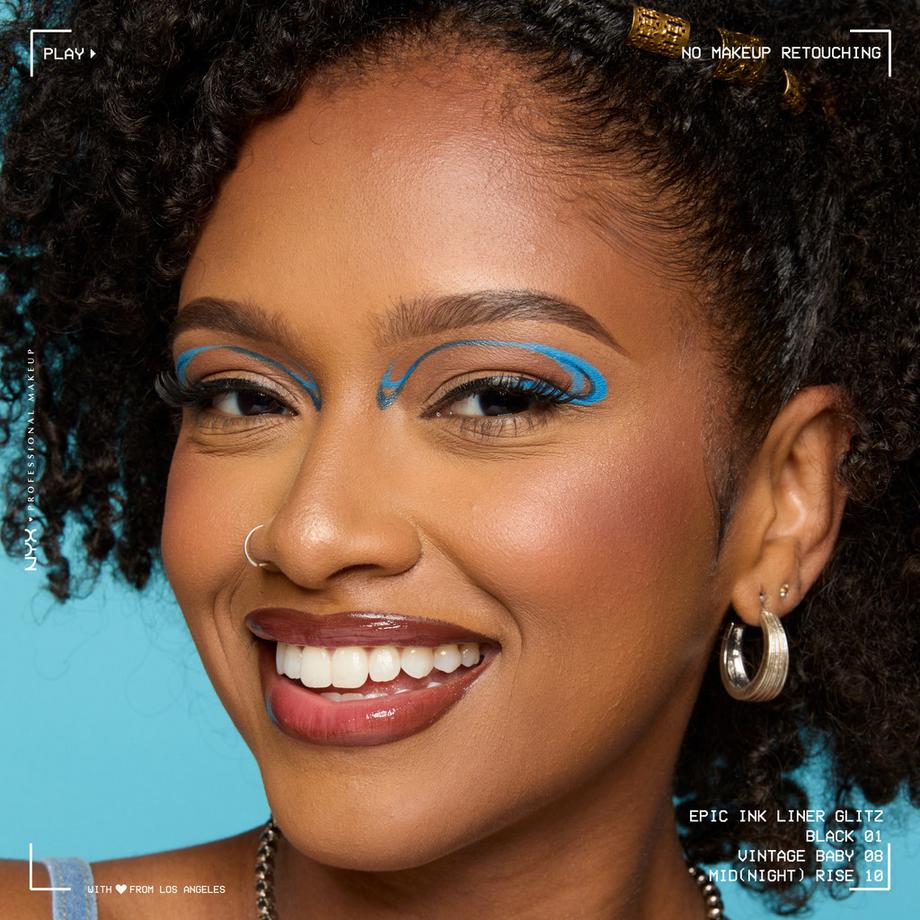 NYX-PROFESSIONAL-MAKEUP  Epic Ink Liner Jeanz Glitz 