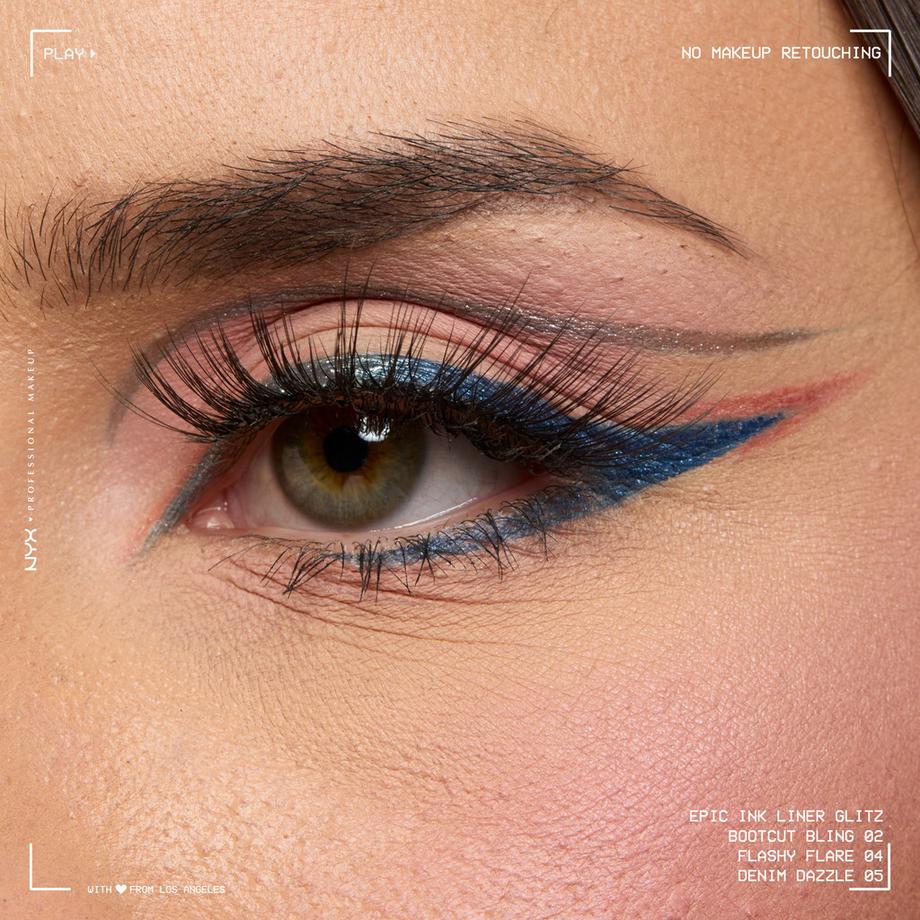 NYX-PROFESSIONAL-MAKEUP  Epic Ink Liner Jeanz Glitz 