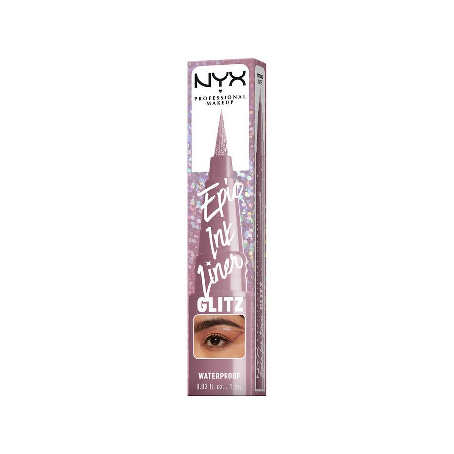 NYX-PROFESSIONAL-MAKEUP  Epic Ink Liner Jeanz Glitz 