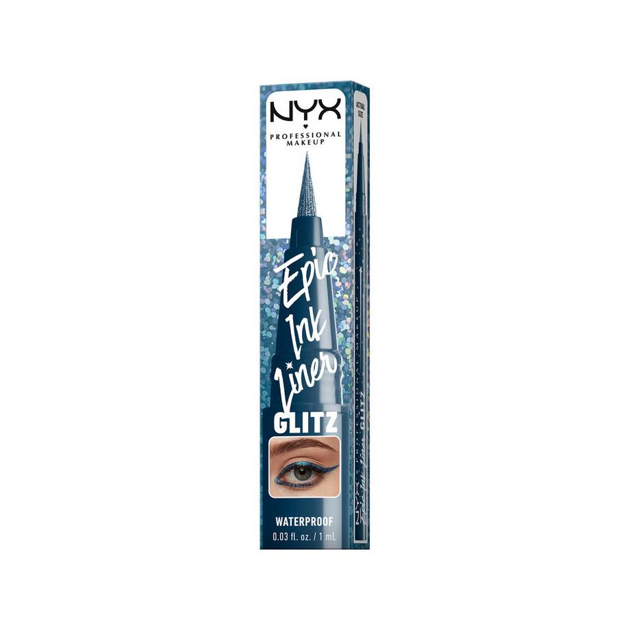 NYX-PROFESSIONAL-MAKEUP  Epic Ink Liner Jeanz Glitz 