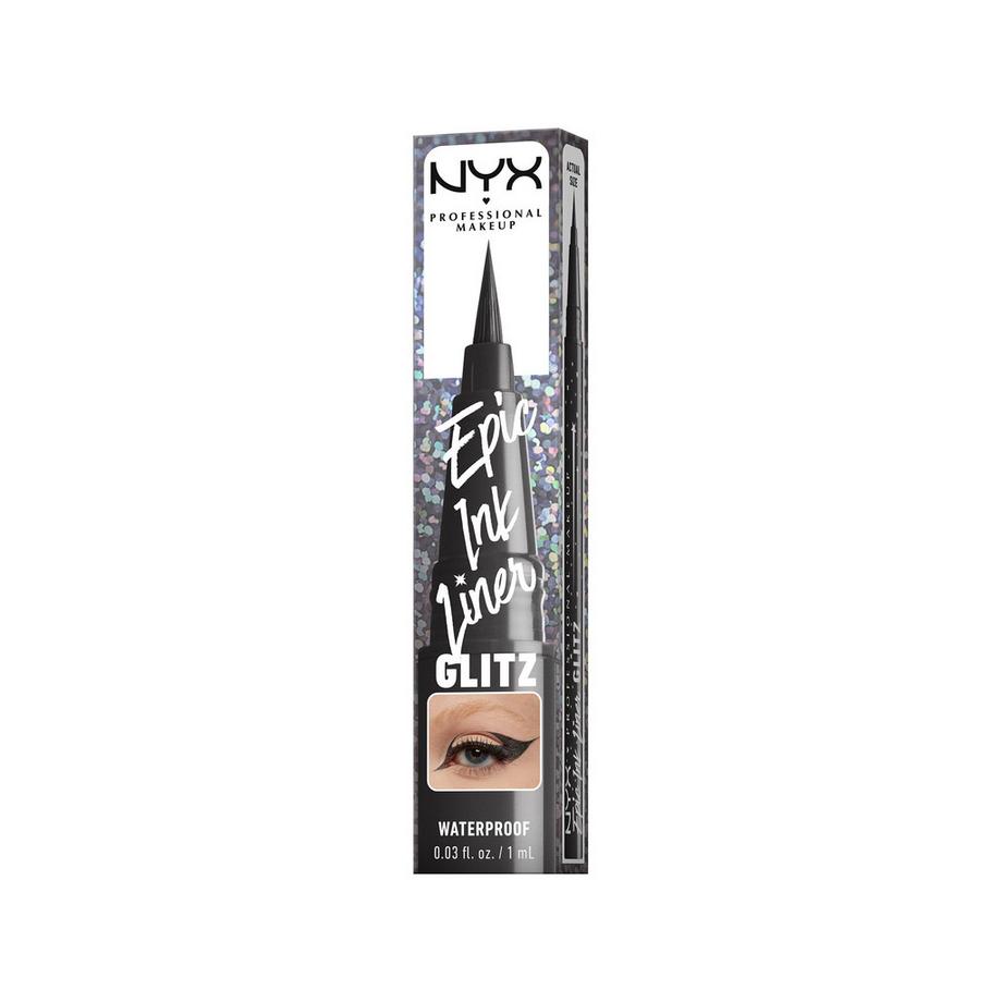 NYX-PROFESSIONAL-MAKEUP  Epic Ink Liner Jeanz Glitz 