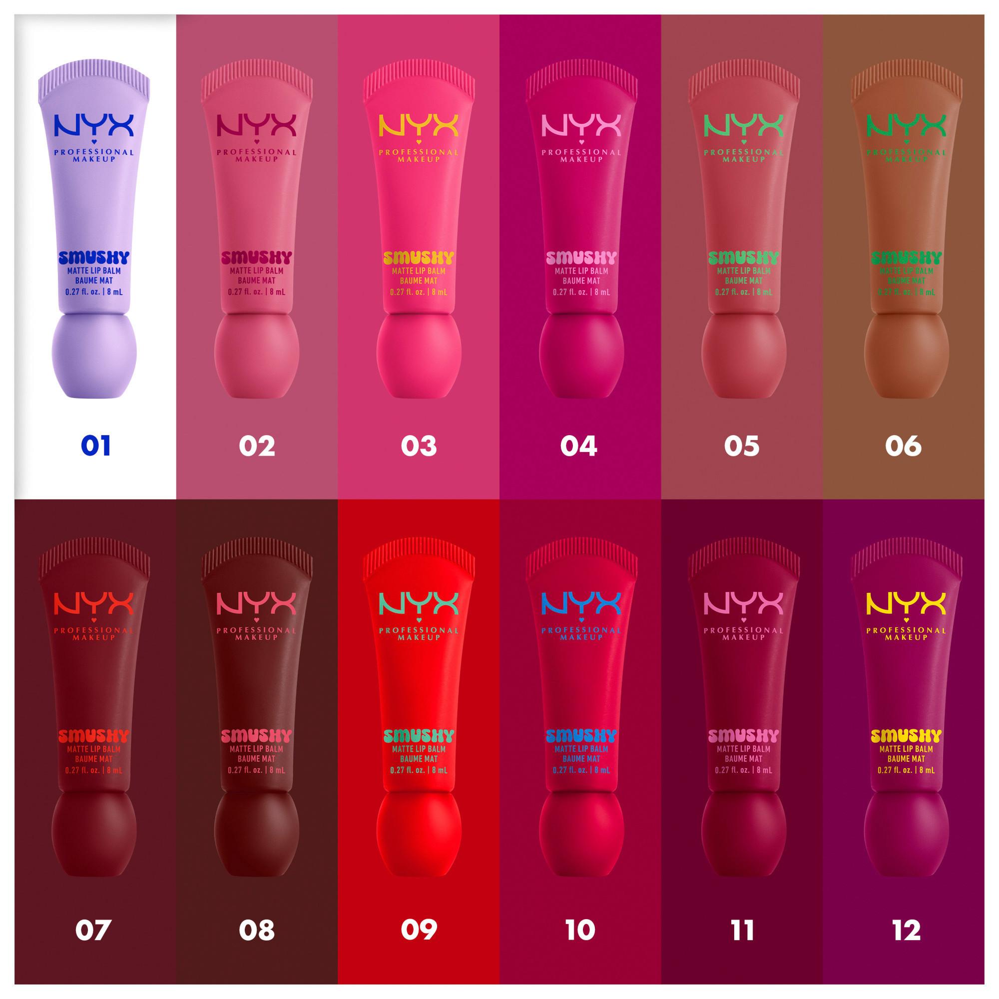 NYX-PROFESSIONAL-MAKEUP  Smushy Matte Lip Balm  