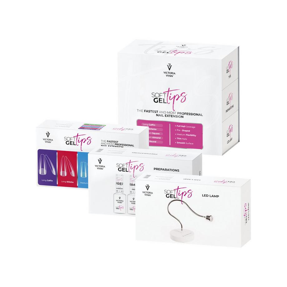 Victoria Vynn  Soft Gel Tips Long Coffin Kit 