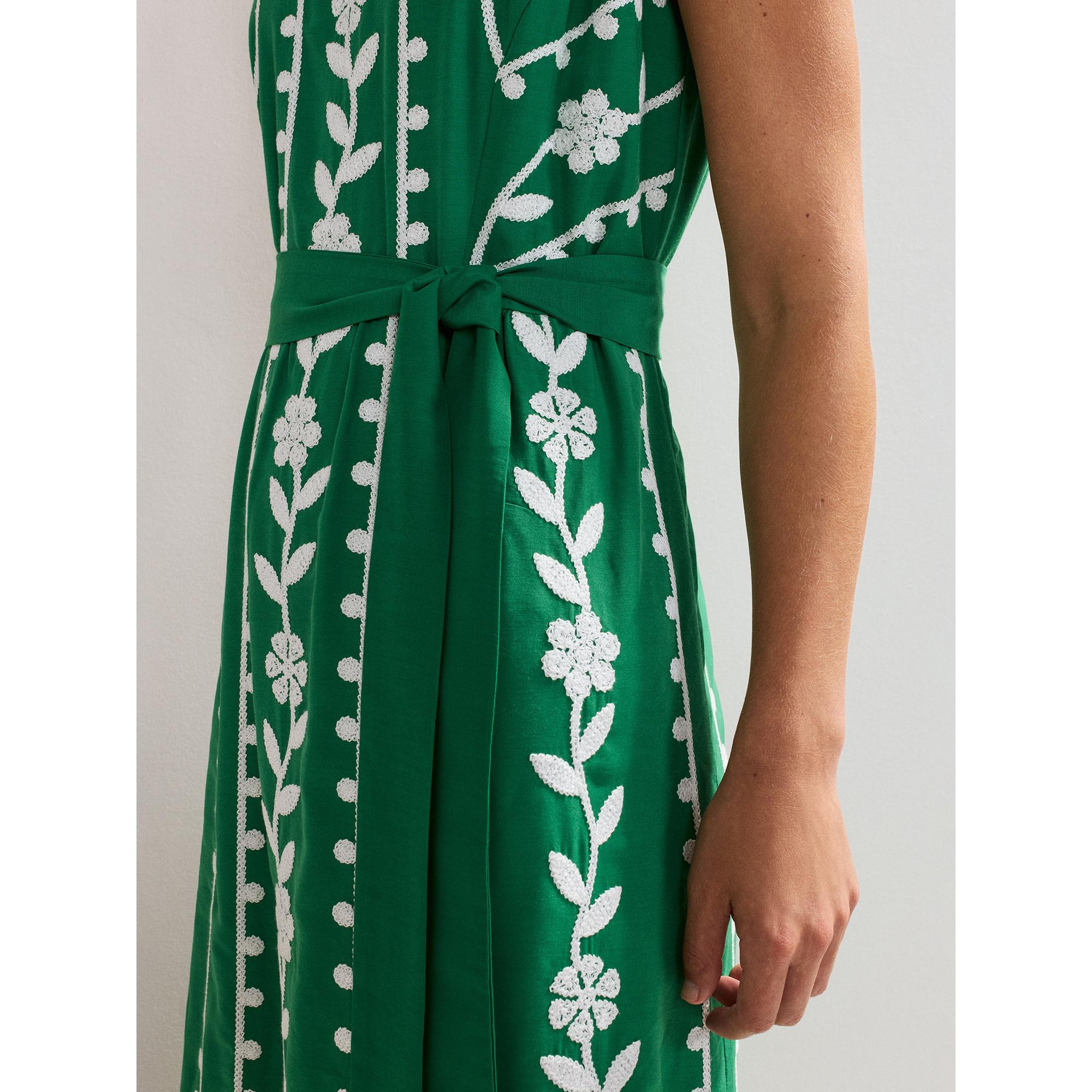 Phase Eight Ida Blumen Ärmelloses Maxikleid  