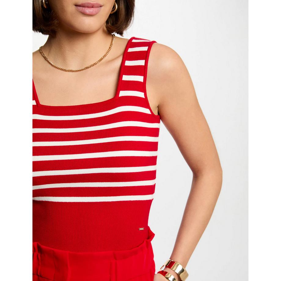 MORGAN Top Tricot Rayé  