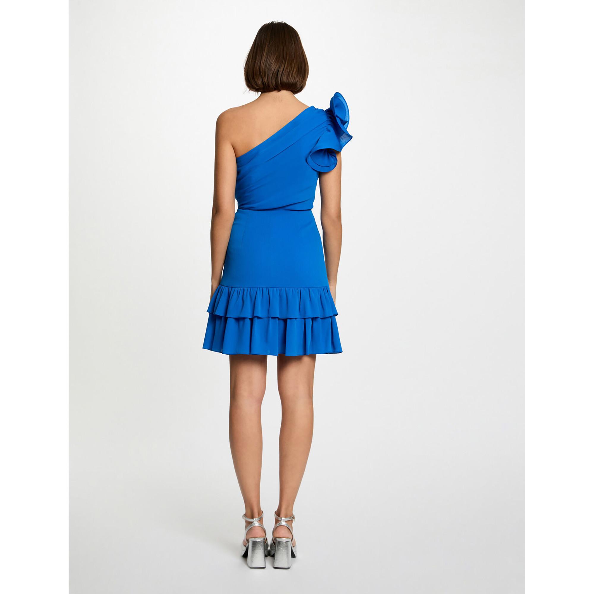 MORGAN Vestito Mini Monospalla con Volant  