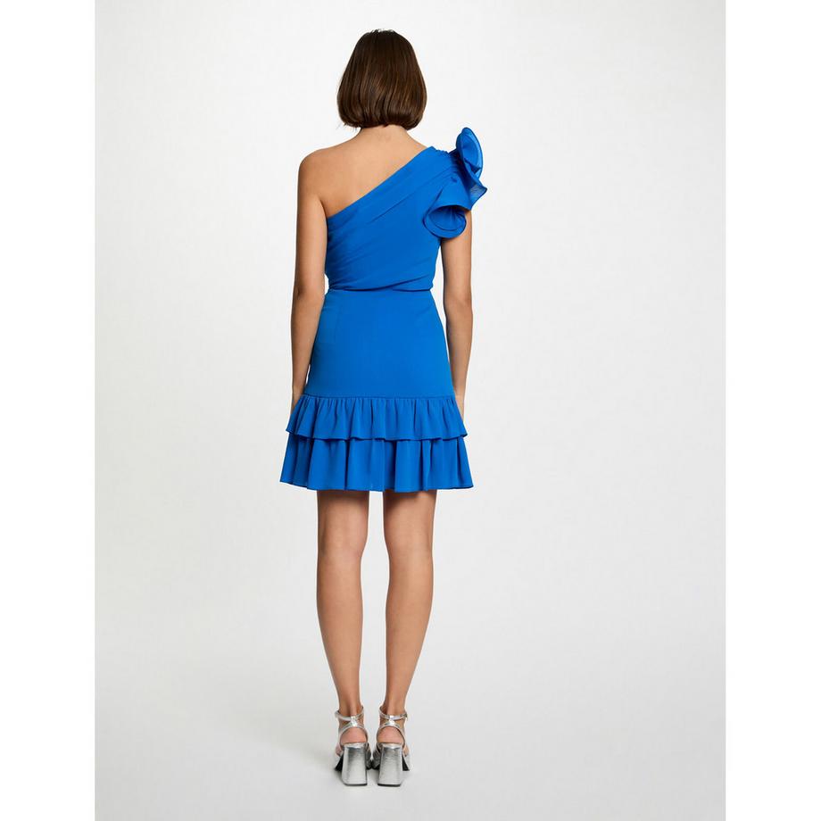 MORGAN Vestito Mini Monospalla con Volant  