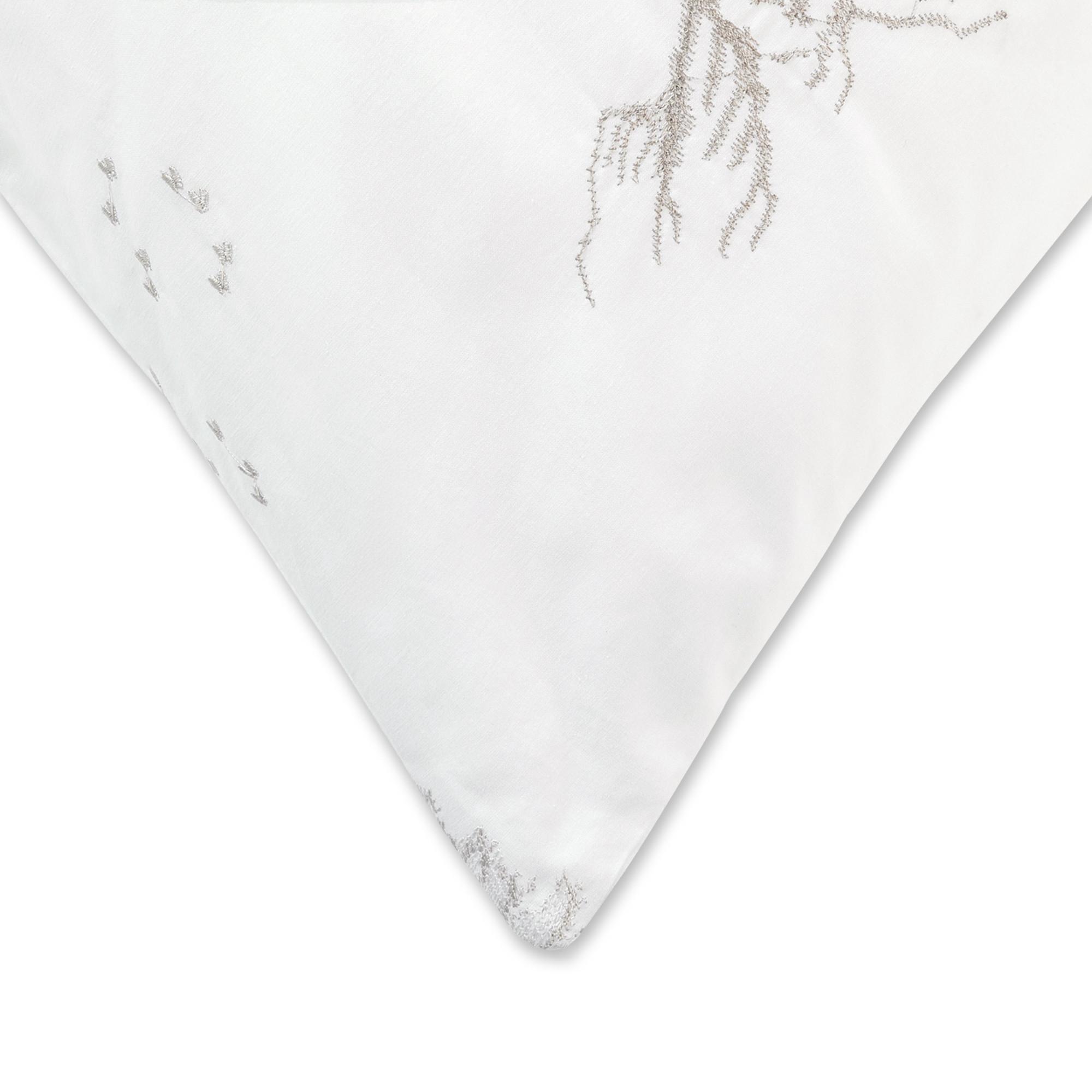 Manor Cervolina Taie d'oreiller motifs d'hiver brodés  