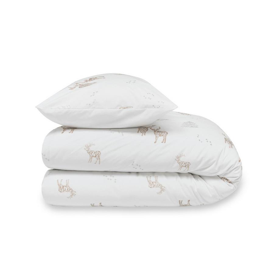 Manor Cervolina Bestickter Wintermotiv Kissenbezug  