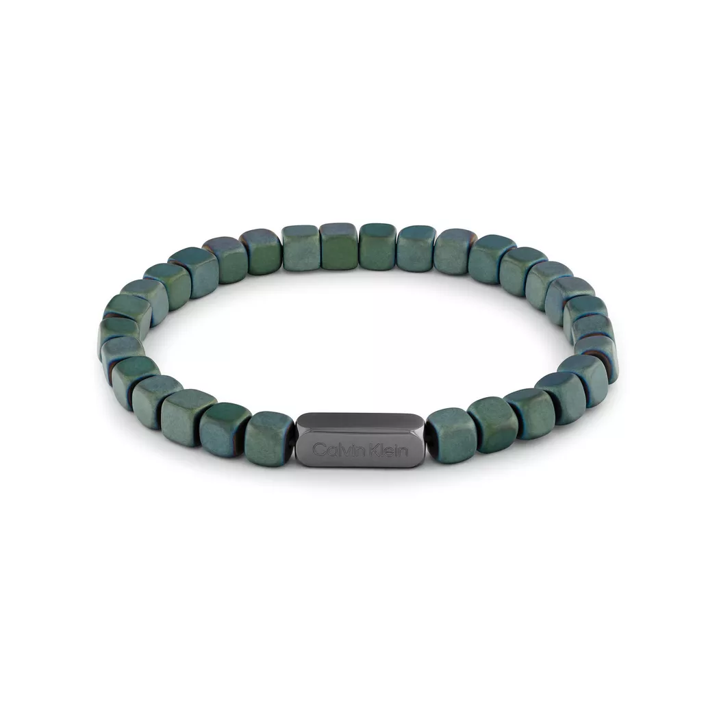 Calvin Klein - Armband, Modern Square, 18.5CM, Grün