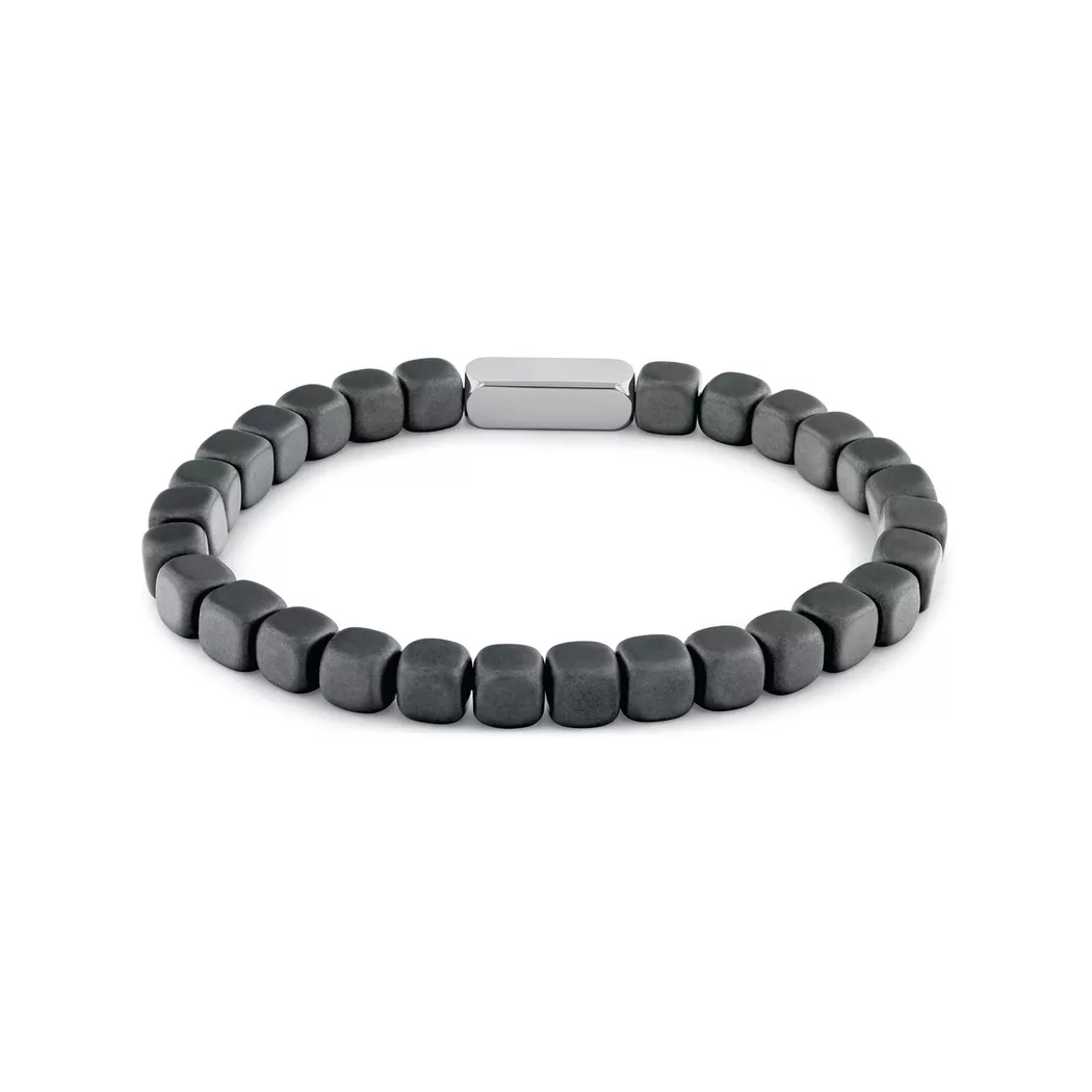 Calvin Klein - Armband, Modern Square, 18.5CM, Grau