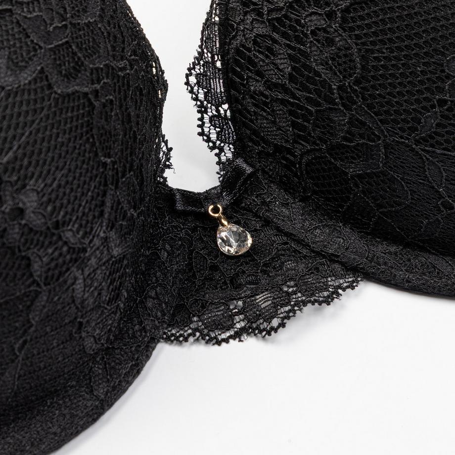 Manor Woman Reggiseno Push Up con Pizzo  