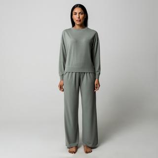 Manor Woman Pyjamahose Regular Fit Weites Bein  