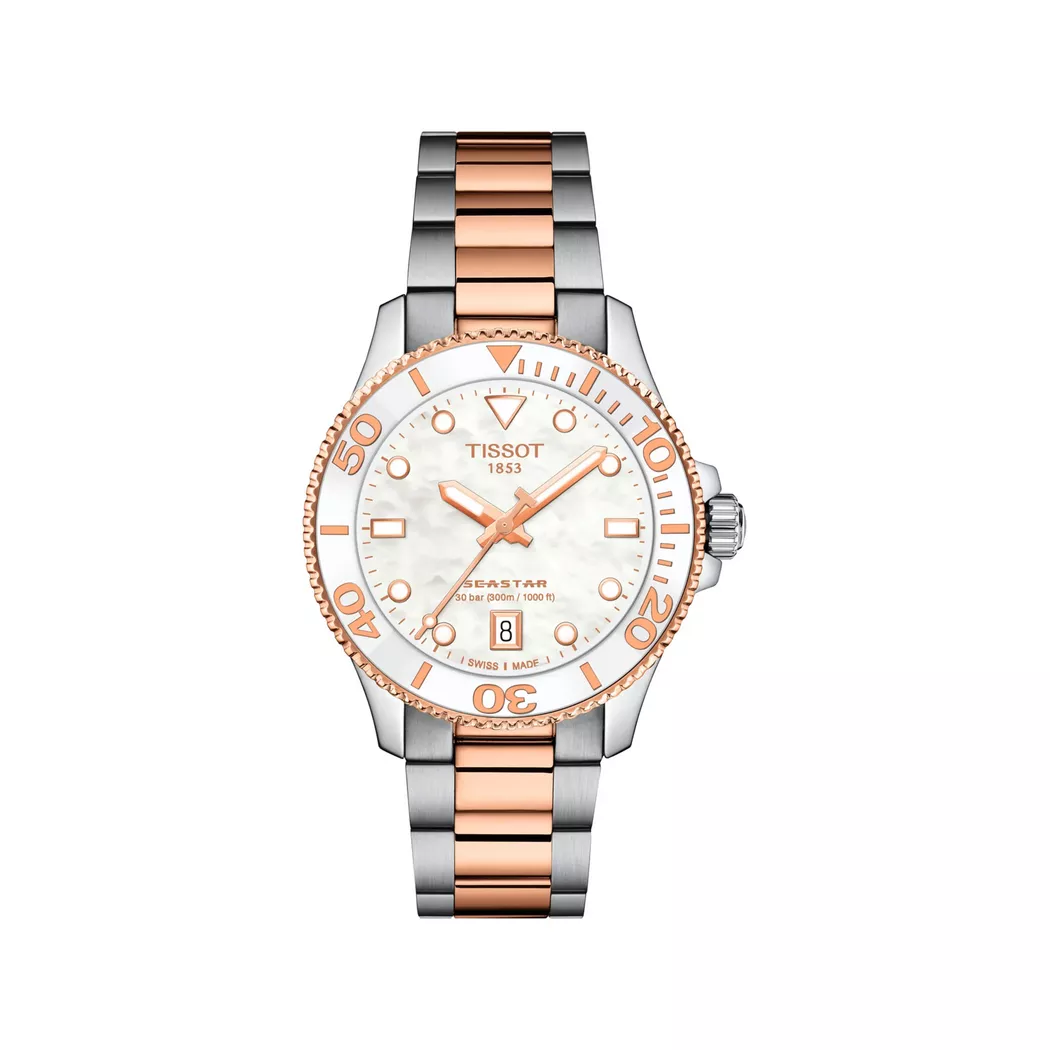 Tissot - Analoguhr, 36mm, Zweifarbig