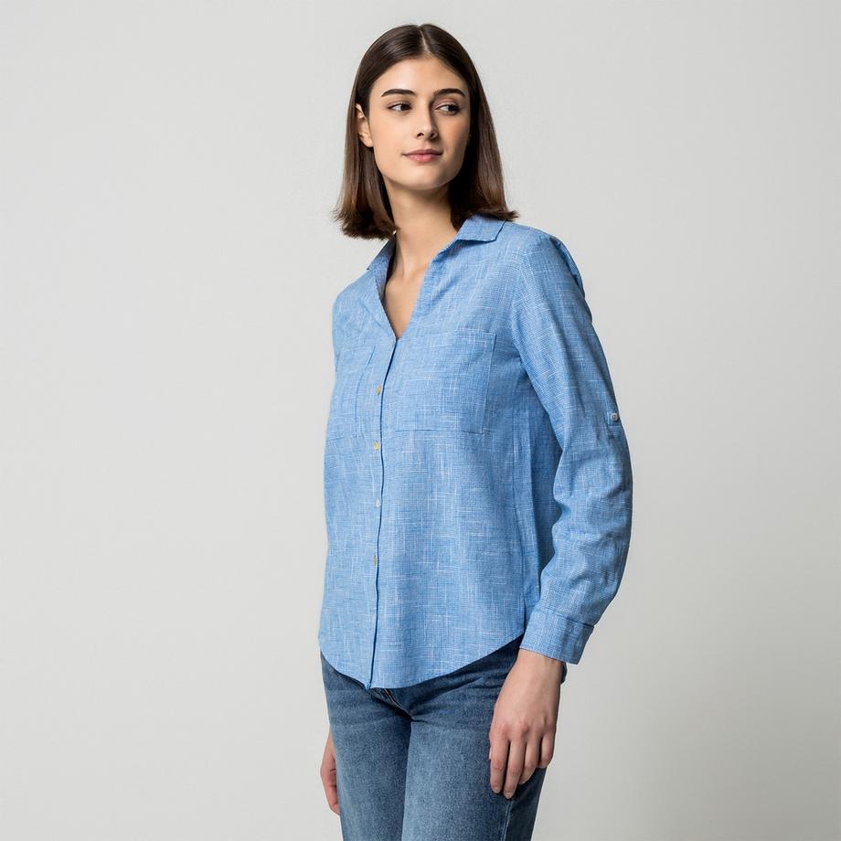 Manor Woman Camicetta con scollo a V  