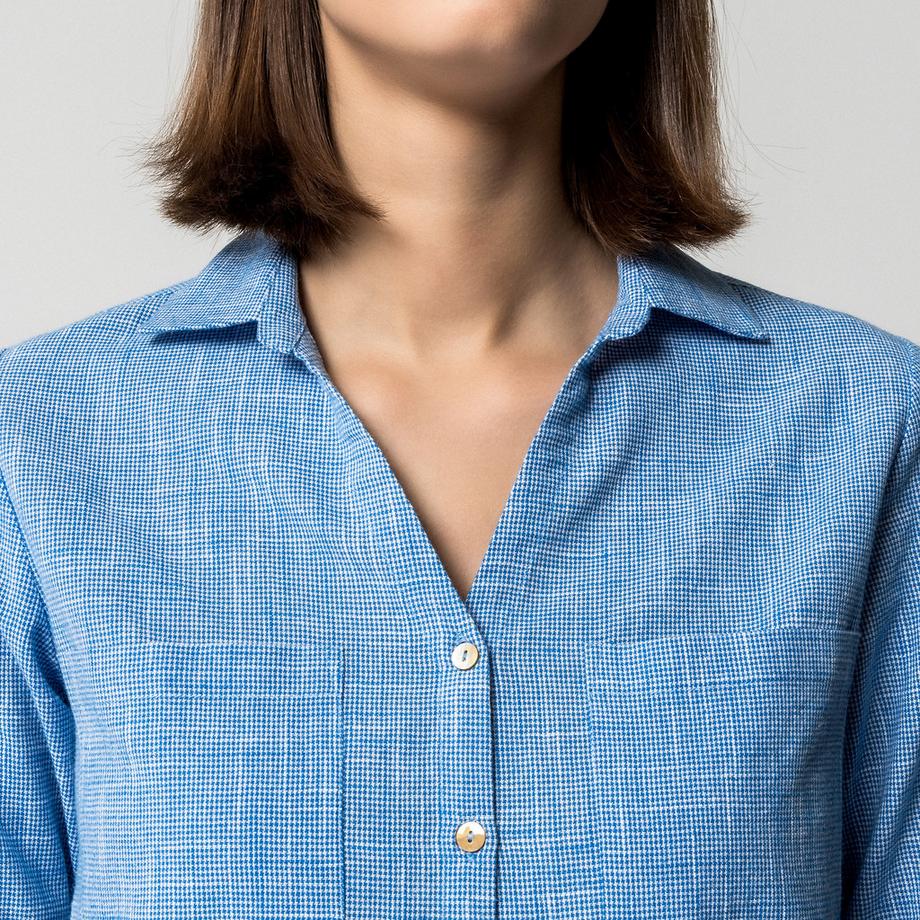 Manor Woman Camicetta con scollo a V  