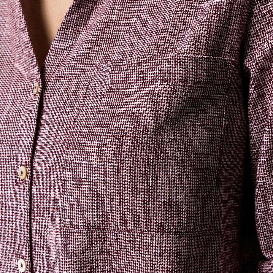 Manor Woman Bluse mit V-Ausschnitt  