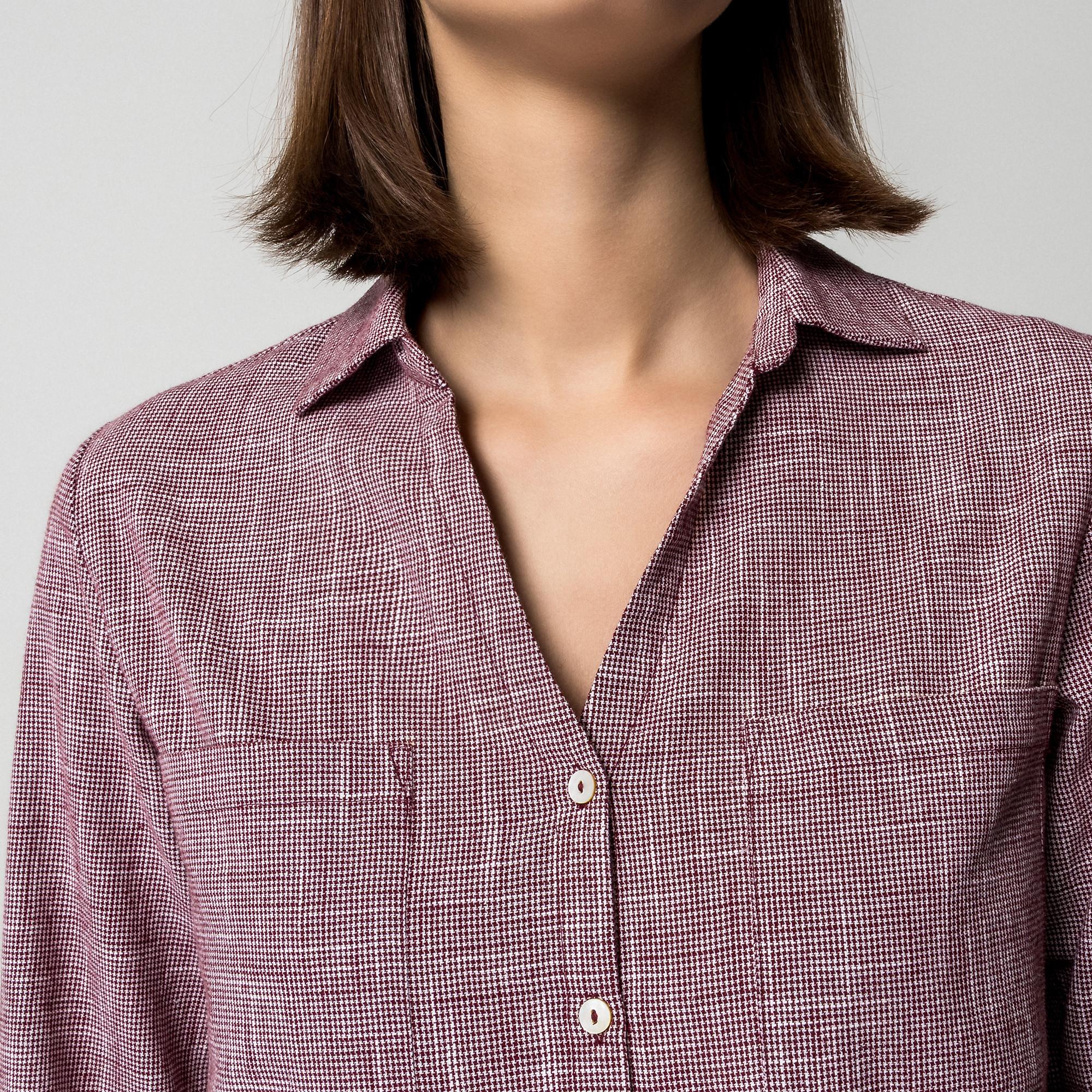 Manor Woman Chemisier col V et poches poitrine  