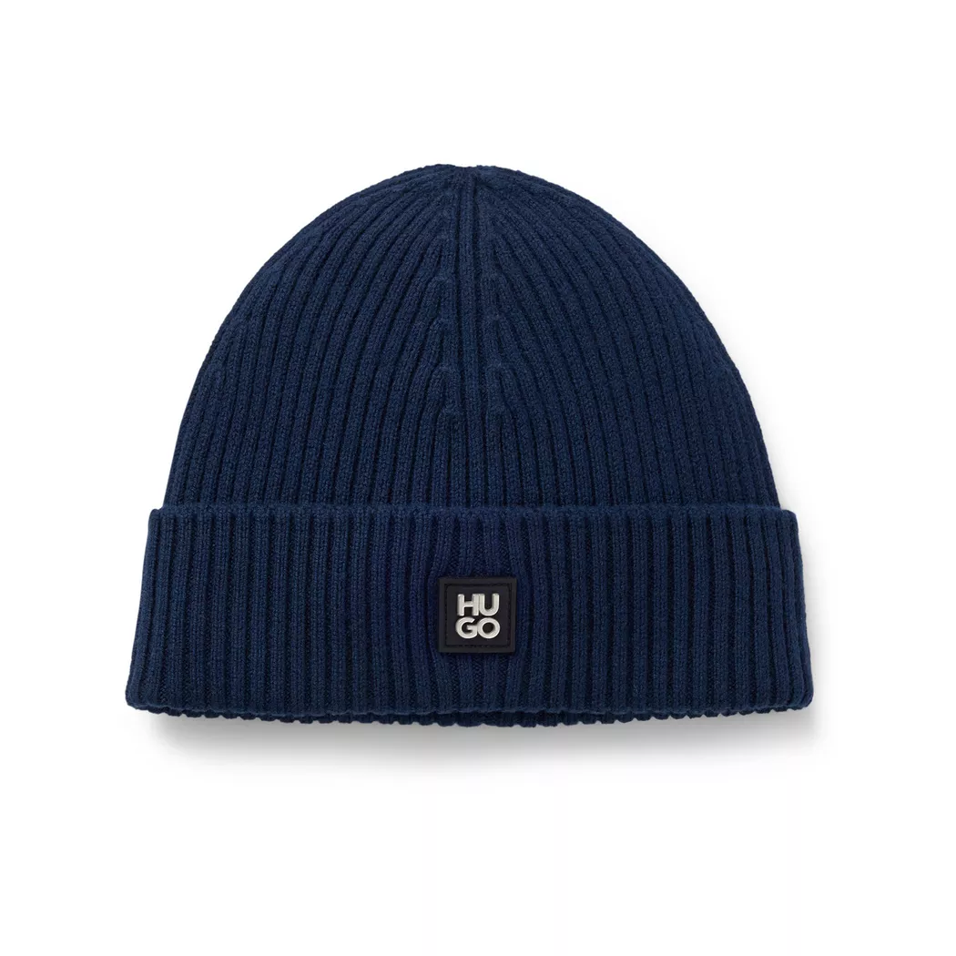 Hugo - Beanie, für Herren, Dunkelblau, Größe ONESIZE