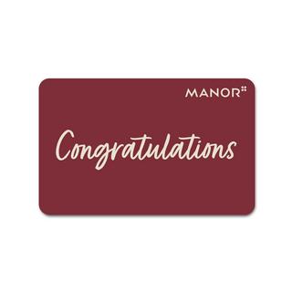 Manor Congratulations Digitale Geschenkkarte 