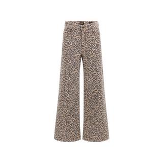 GUESS Pantaloni Svasati Stampa Leopardata  