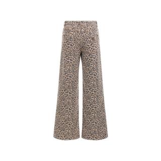 GUESS Pantaloni Svasati Stampa Leopardata  