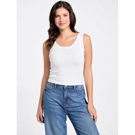 GUESS Geripptes ärmelloses Top  