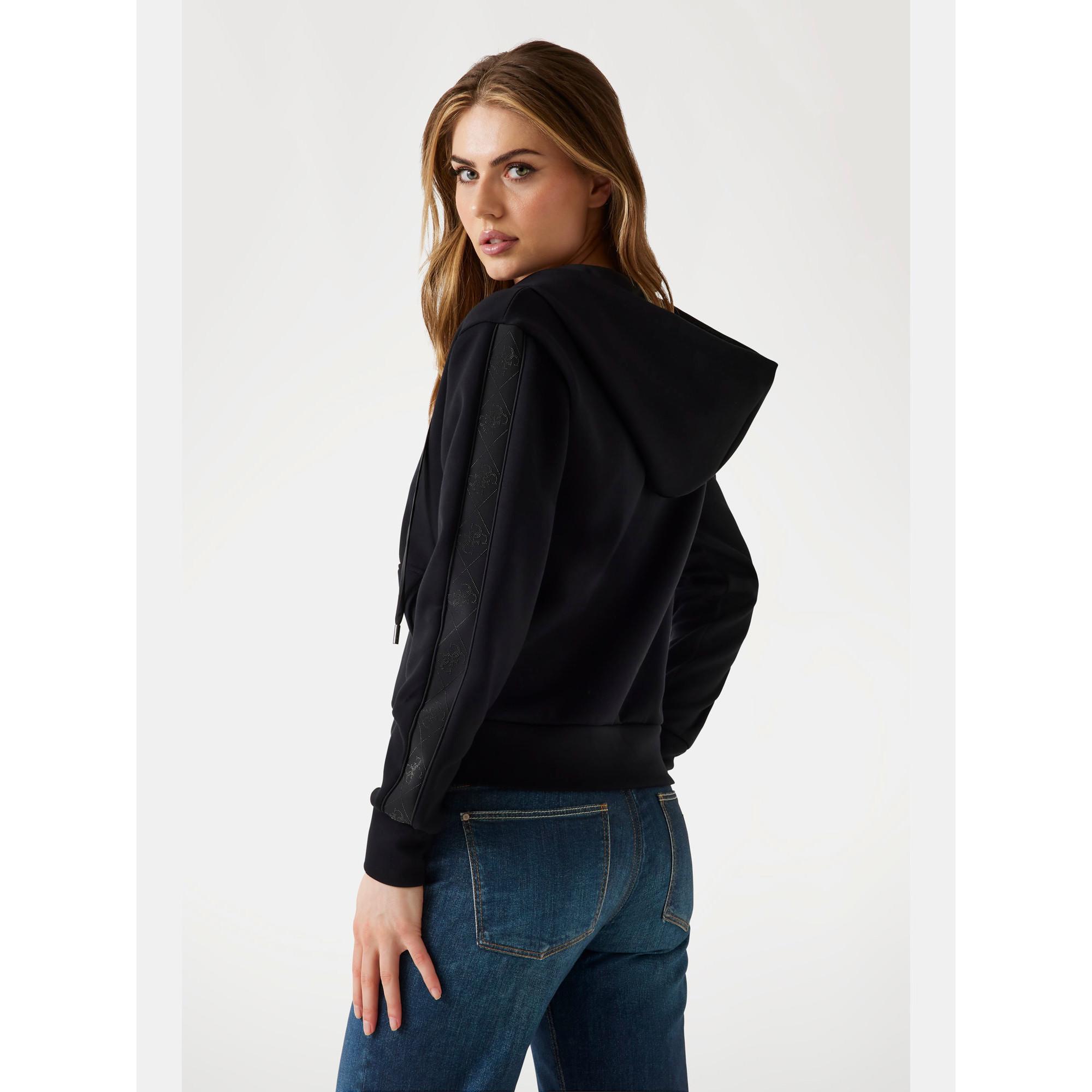 GUESS Kapuzenjacke mit Reissverschluss  