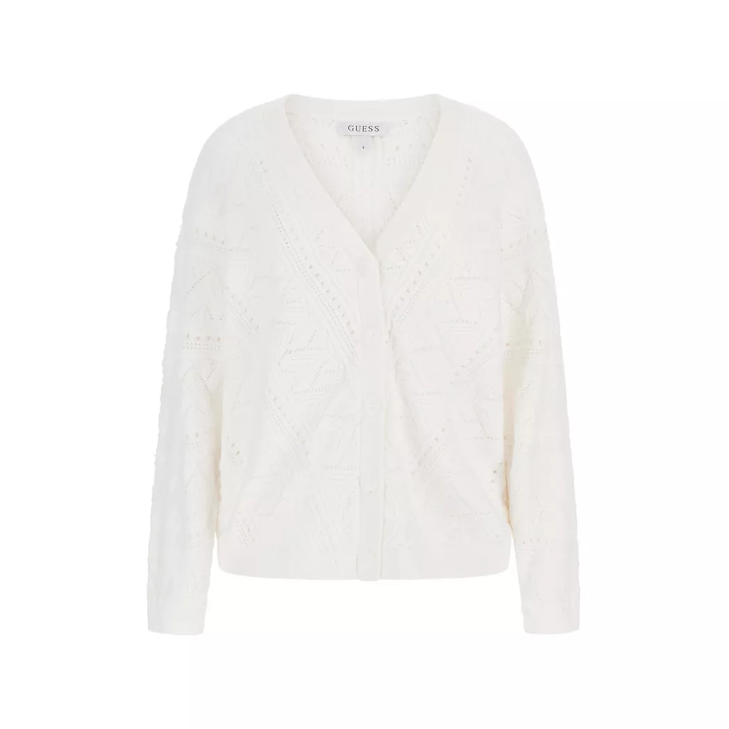 Guess - Cardigan, für Damen, Offwhite, Größe XL