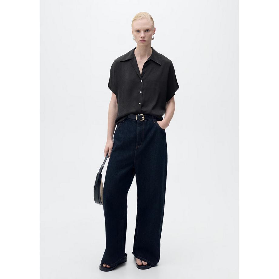 MANGO Sassa Kurzarm Bluse  