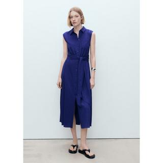 MANGO Sero Abito Midi Senza Maniche  