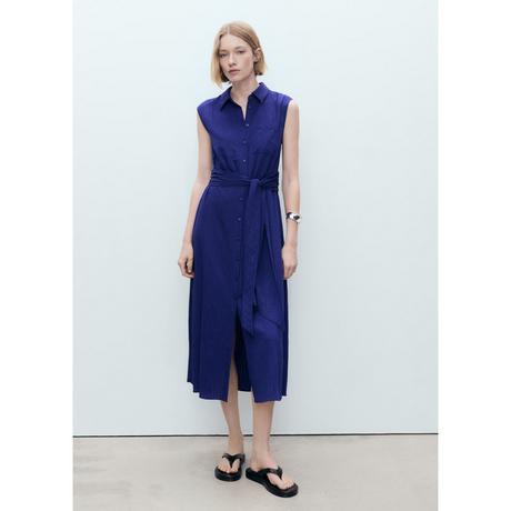 MANGO Sero Abito Midi Senza Maniche  