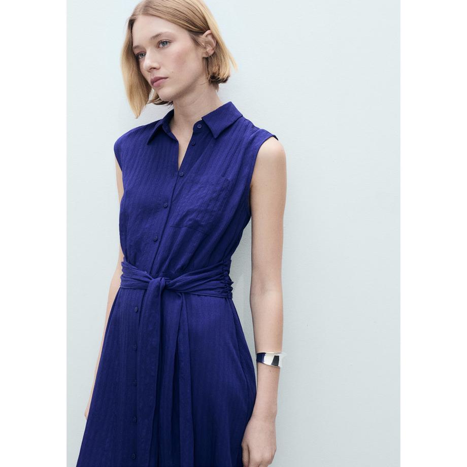 MANGO Sero Ärmelloses Midikleid  