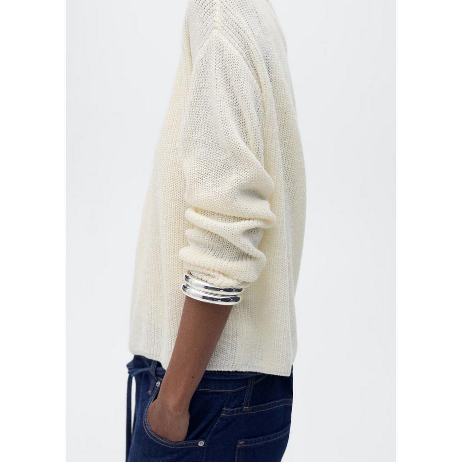 MANGO Jazmin V-Ausschnitt Pullover  