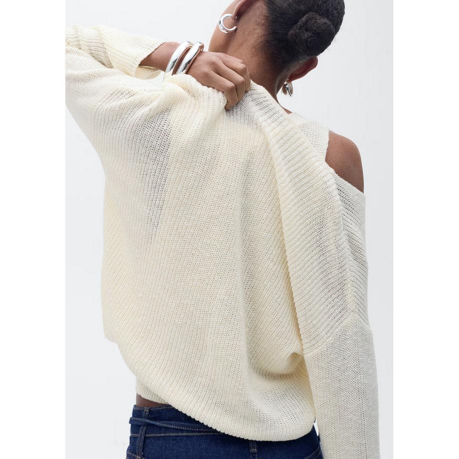 MANGO Jazmin V-Ausschnitt Pullover  