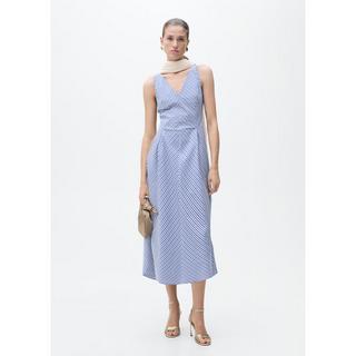 MANGO PRIMA Robe Midi Rayée  