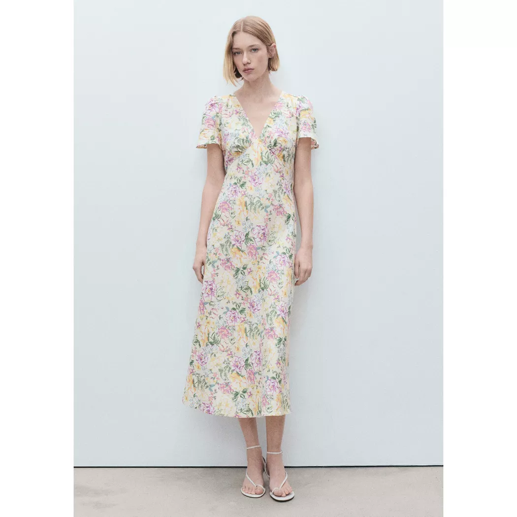 Mango - Kleid, für Damen, Café, Größe S 3
