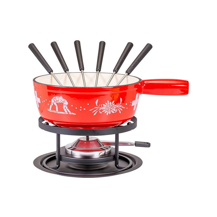 Service à fondue au fromage