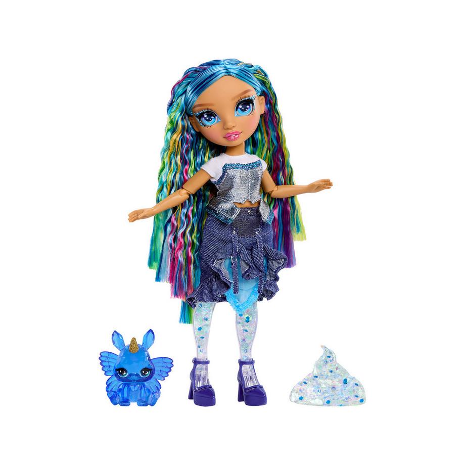 MGA  Rainbow High Feature Fantasy Dolls – Skyler (blue) 